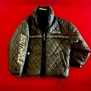 South Pole Sport Reversible Winter Down Puffer Jacket Size XXL